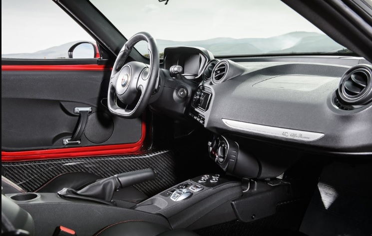 2017 Alfa Romeo 4C Hatchback 1.8 (240 HP) Alfa Romeo TCT boot space and dimensions