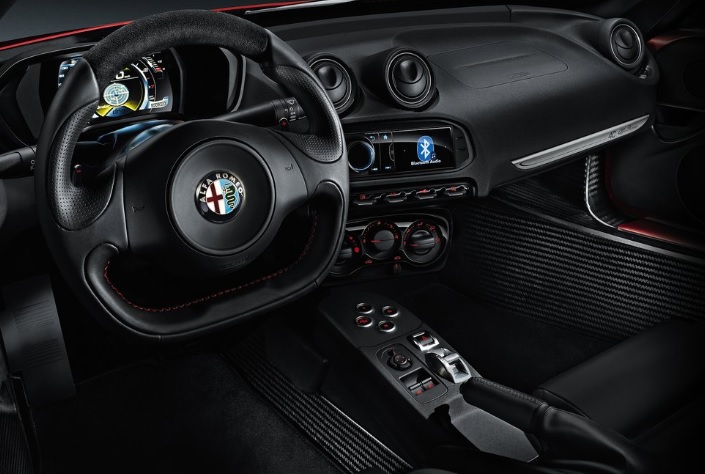 2016 Alfa Romeo 4C Hatchback 1.8 (240 HP) Alfa Romeo TCT boot space and dimensions