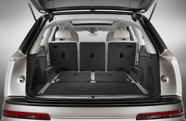 2023 Audi Q7 SUV 3.0 TDI quattro (286 HP) S Line Tiptronic boot space and dimensions