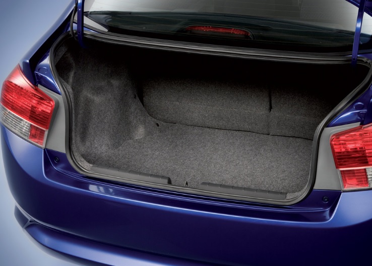 2011 Honda City Sedan 1.4 (100 HP) ES Automatic boot space and dimensions