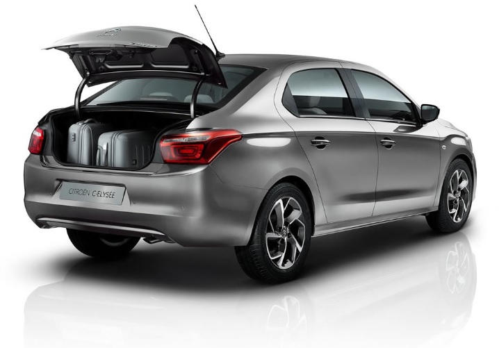 2019 Citroen C-Elysee Sedan 1.5 BlueHDI (100 HP) Shine Manual boot space and dimensions