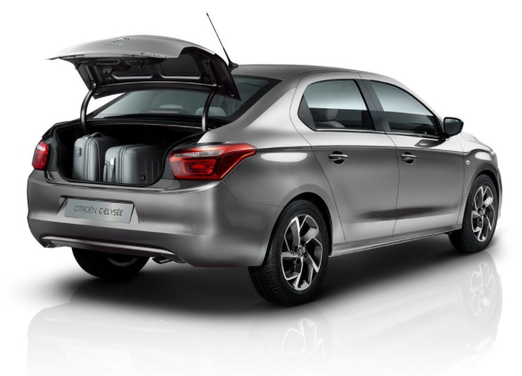 2021 Citroen C-Elysee Sedan 1.5 BlueHDi (100 HP) Shine Manual boot space and dimensions