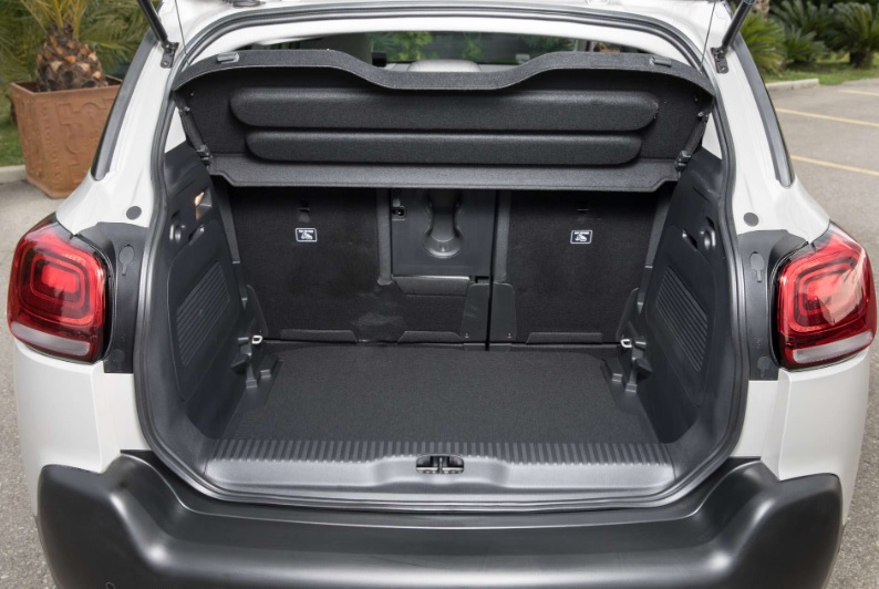 2019 Citroen C3 Aircross SUV 1.2 PureTech (110 HP) Shine EAT6 boot space and dimensions