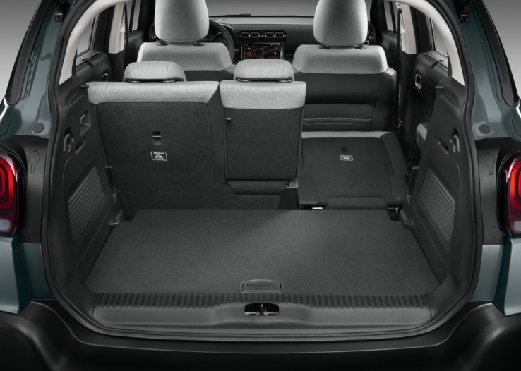 2023 Citroen C3 Aircross SUV 1.2 PureTech (130 HP) Feel Bold EAT6 boot space and dimensions