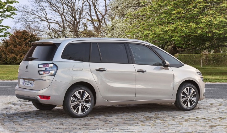 2018 Citroen C4 Grand Picasso Mpv 1.6 BlueHDI (120 HP) Feel EAT6 boot space and dimensions