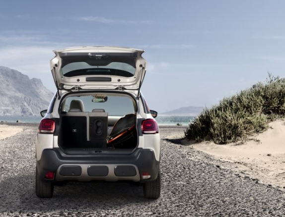 2021 Citroen C3 Aircross SUV 1.2 Puretech (130 HP) Shine EAT6 boot space and dimensions