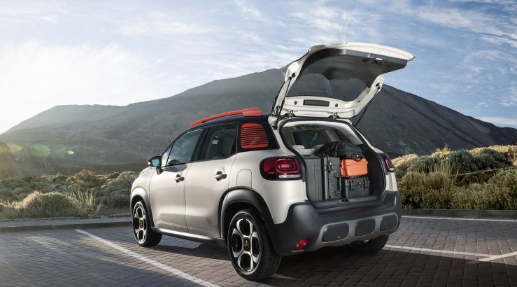 2021 Citroen C3 Aircross SUV 1.2 Puretech (130 HP) Shine EAT6 boot space and dimensions