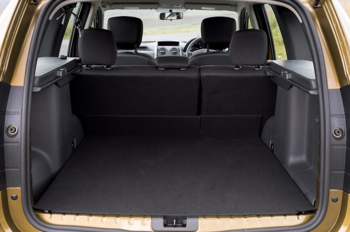 2014 Dacia Duster SUV 1.5 (90 HP) Ambiance Manual boot space and dimensions