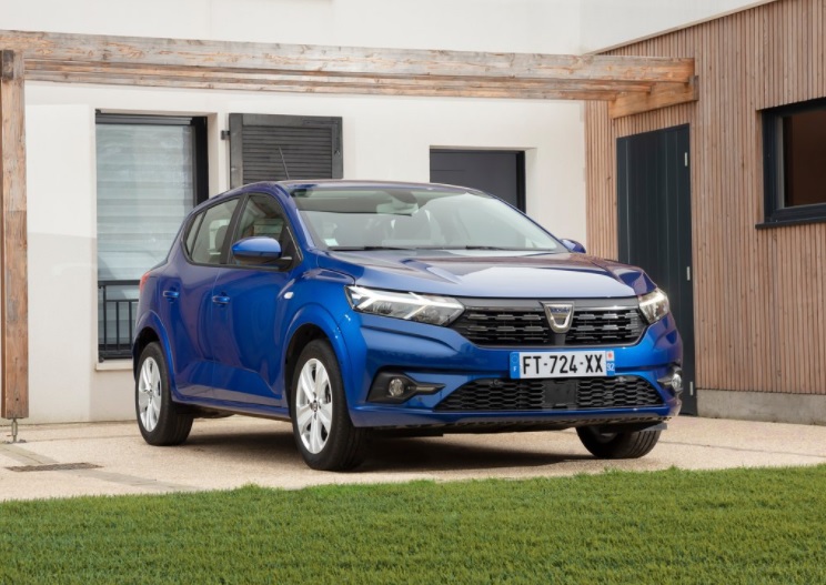 2022 Dacia Sandero Hatchback 1.0 Turbo (90 HP) Prestige X-Tronic boot space and dimensions