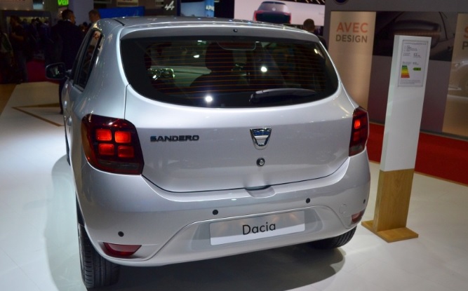 2019 Dacia Sandero Hatchback 1.0 (75 HP) Ambiance Manual boot space and dimensions