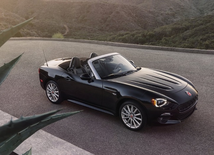2017 Fiat 124 Spider Cabrio 1.4 T Multiair (140 HP) Lusso AT boot space and dimensions
