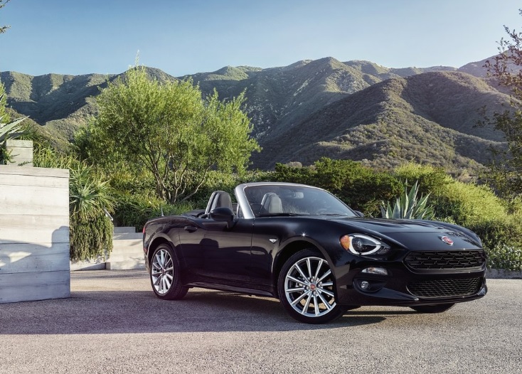 2017 Fiat 124 Spider Cabrio 1.4 T Multiair (140 HP) Lusso AT boot space and dimensions