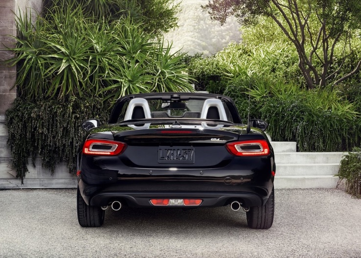 2018 Fiat 124 Spider Cabrio 1.4 (140 HP) Classica Manual boot space and dimensions