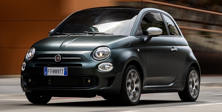 2020 Fiat 500 Hatchback 1.2 (69 HP) Rockstar Dualogic boot space and dimensions