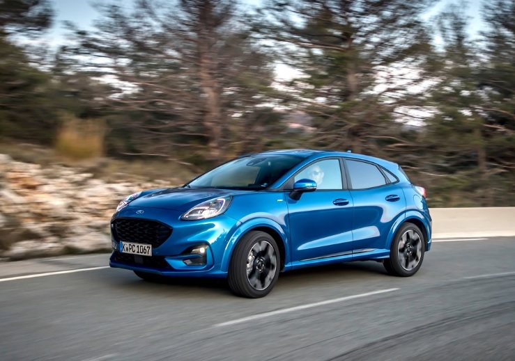 2021 Ford Puma SUV 1.0 EcoBoost (125 HP) ST-Line AT boot space and dimensions