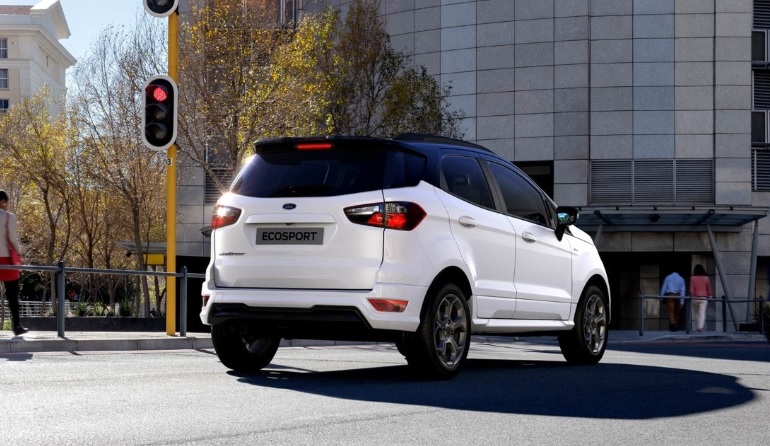 2022 Ford EcoSport SUV 1.0 EcoBoost (125 HP) Style AT boot space and dimensions
