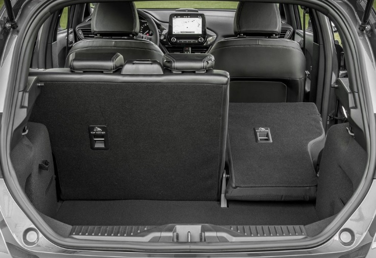 2021 Ford Fiesta Hatchback 1.0 EcoBoost (100 HP) Style AT boot space and dimensions