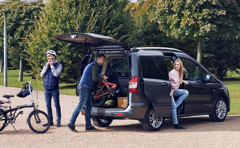 2021 Ford Tourneo Courier Combi 1.5 TDCi 75HP (75 HP) Deluxe Manual boot space and dimensions