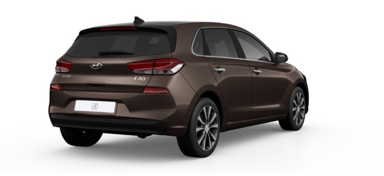 2017 Hyundai i30 Hatchback 1.4 (140 HP) Elite Manual boot space and dimensions