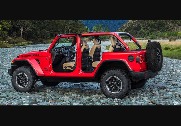 2020 Jeep Wrangler Pick Up 2.0 (272 HP) Rubicon AT boot space and dimensions