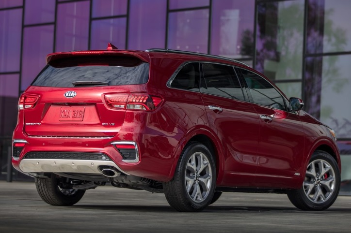 2019 Kia Sorento SUV 2.0 CRDi (185 HP) Prestige AT boot space and dimensions