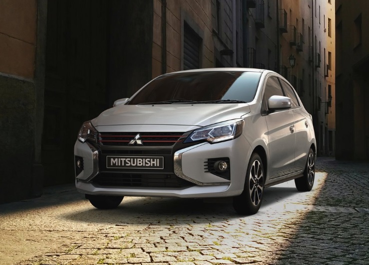 2021 Mitsubishi Space Star Hatchback 1.2 (80 HP) Intense CVT boot space and dimensions