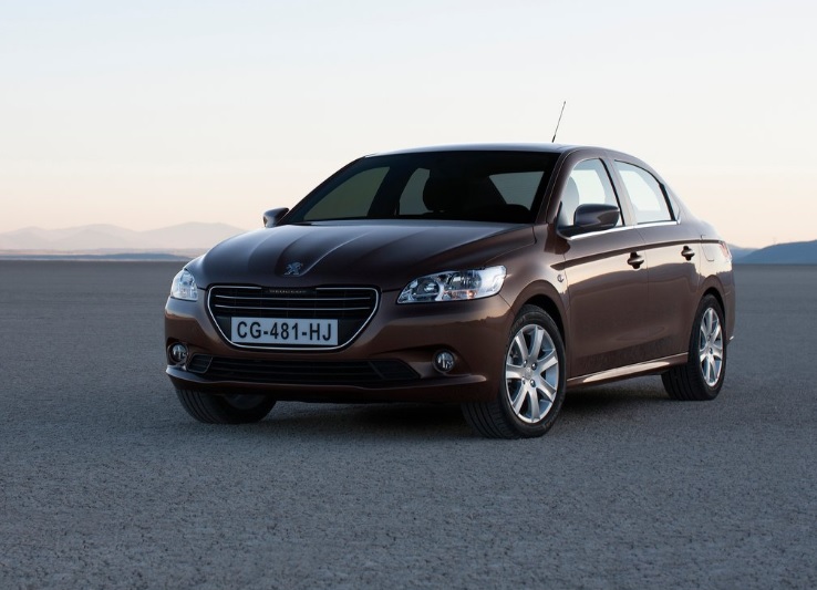 2015 Peugeot 301 Sedan 1.2 (72 HP) Access Manual boot space and dimensions