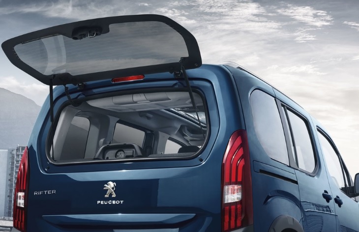 2022 Peugeot Rifter Mpv 1.5 BlueHDI (100 HP) Active Manual boot space and dimensions