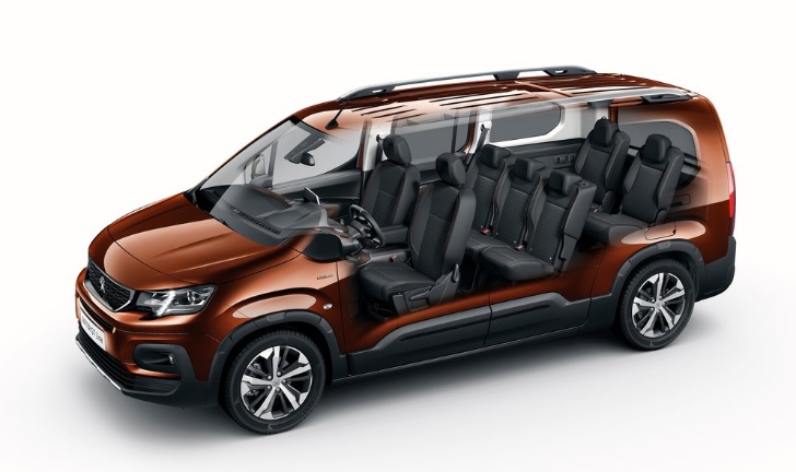 2023 Peugeot Rifter Mpv 1.5 BlueHDI (130 HP) GT EAT8 boot space and dimensions