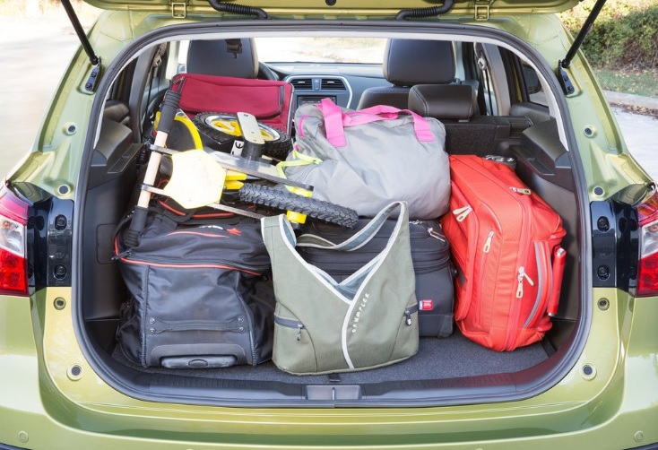 2014 Suzuki SX4 Crossover 1.6 GL 4x2 (120 HP) S-Cross Plus CVT boot space and dimensions