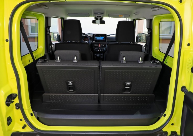 2021 Suzuki Jimny SUV 1.5 (102 HP) GLX AT boot space and dimensions
