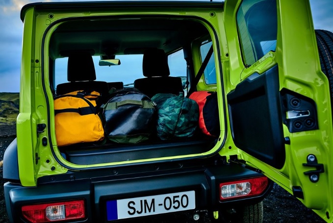 2019 Suzuki Jimny SUV 1.5 (102 HP) GLX AT boot space and dimensions