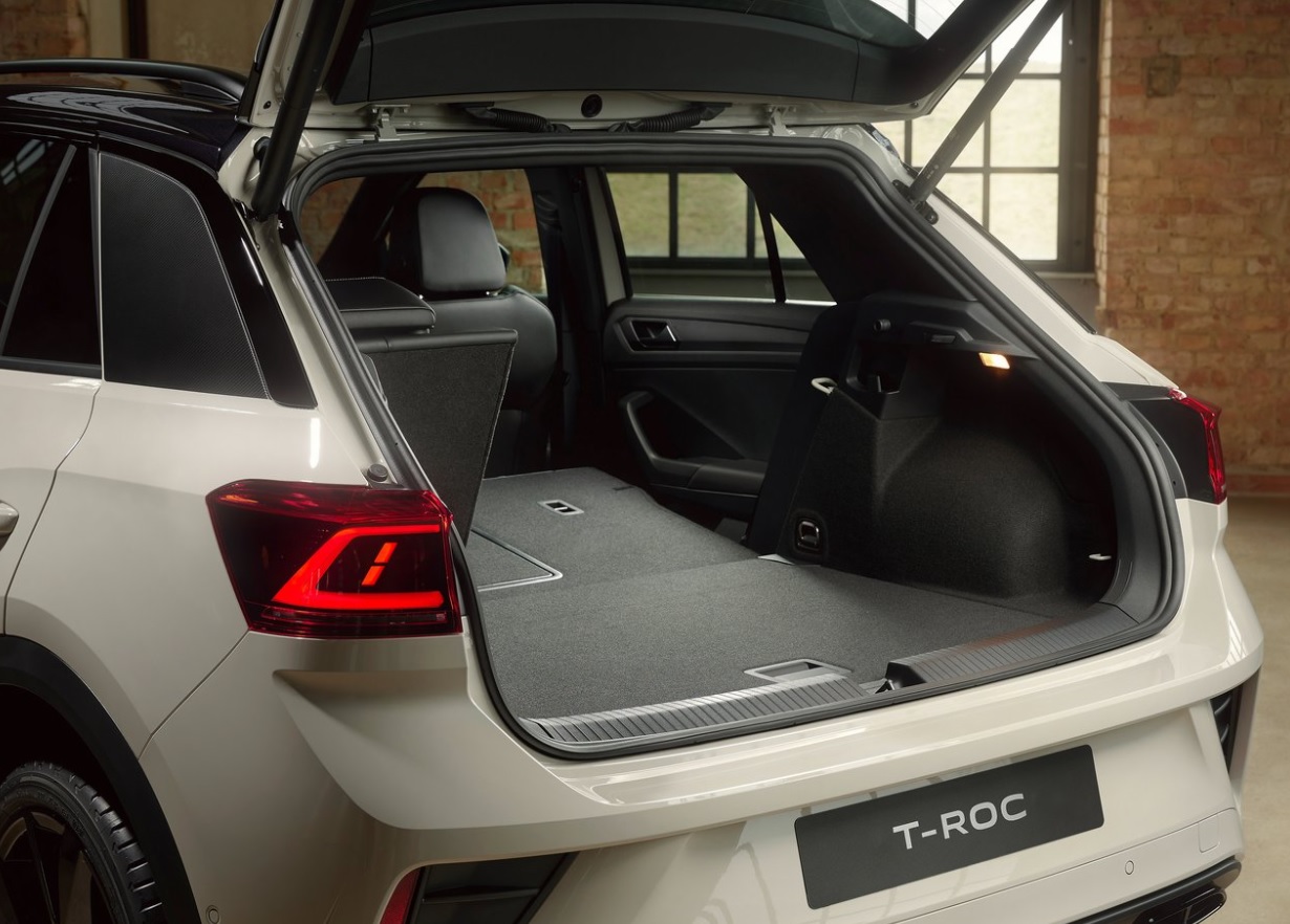 2023 Volkswagen T-Roc Crossover 1.5 TSI (150 HP) R-Line DSG boot space and dimensions