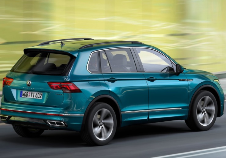 2021 Volkswagen Tiguan SUV 2.0 TDI 4MOTION (150 HP) R-Line DSG boot space and dimensions