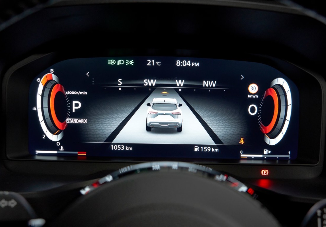 2022 Nissan Qashqai SUV 1.5 ePower (190 HP) Design Pack CVT boot space and dimensions