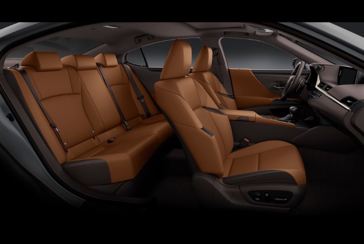 2020 Lexus ES Sedan 300h 2.5 (218 HP) Executive e-CVT boot space and dimensions