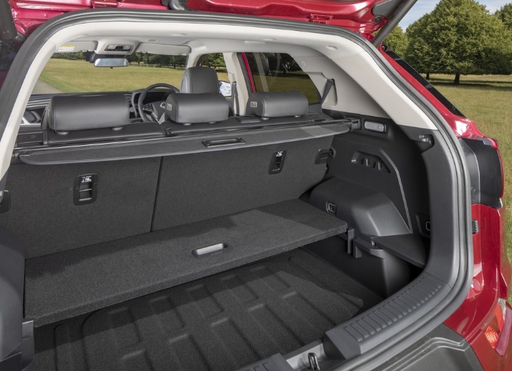 2020 Ssangyong Korando SUV 1.6d (136 HP) Limited Automatic boot space and dimensions