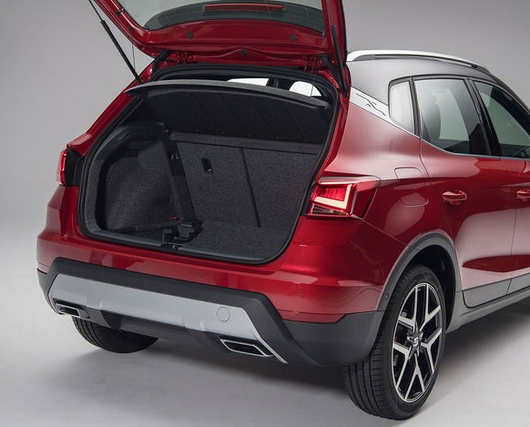 2019 Seat Arona SUV 1.6 TDI (95 HP) Xcellence DSG boot space and dimensions