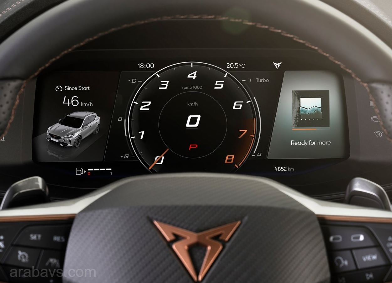 2023 Cupra Cupra Formentor SUV 2.0 TSI (310 HP) Formentor VZ DSG boot space and dimensions