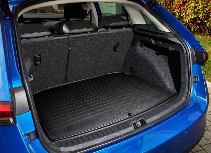 2020 Skoda Scala Hatchback 1.6 TDI (115 HP) Premium DSG boot space and dimensions